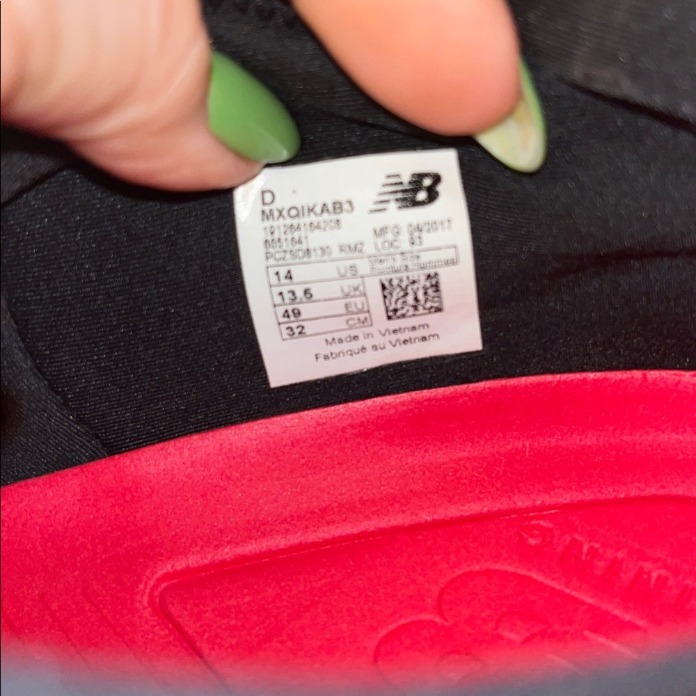 NB New Balance Men’s Training Shoes Sneakers Fuel Core FantomFit Size 14 - Picture 8 of 9